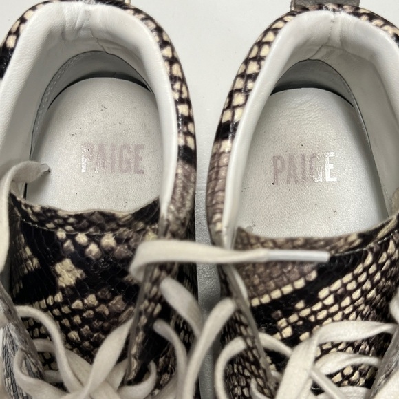 Paige Animal Print Ankle High Sneakers in Size 8.5 - Picture 9 of 11